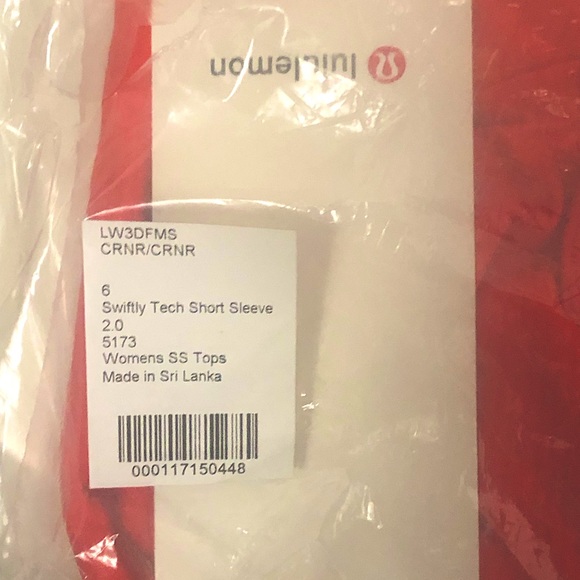 NEW Lululemon Swiftly Tech Short Sleeve *Racelength Top - Picture 6 of 6